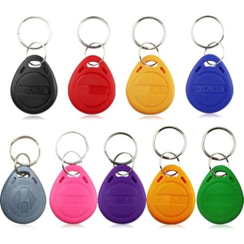 10Pcs EM4305 125Khz Key Copy Rewritable Writable Rewrite EM ID T5577 Keyfobs RFID Tag Ring Card Proximity Token Access Duplicate