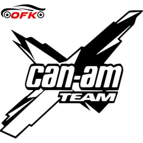 Hot Car Stickers Cool Can Am Team Stickers Waterproof Stickers Window Trunk Decals Motorcycle Cover Scratches PVC