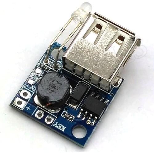 Mini DC-DC 2.6V-5.5V 3.3V3.7V To 5V 2A USB Output Charger Non-Isolated Boost Module With Battery Indicator