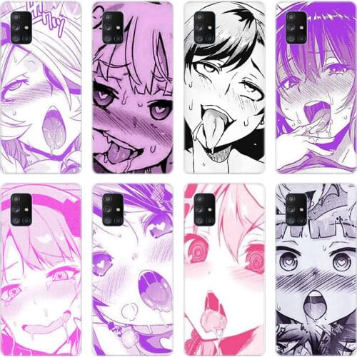 Anime girl cartoon japan cute face Case for Samsung A01 Core A10S A11 A20S A20E A21 A30S A31 A41 A42 A50S A51 A70 A71 J5 J7 2017