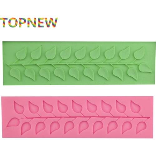 NEW Leaf Sugar Flowers Silicone Lace Mould Fondant Cake Decorating Tools Silicone Cake Flower Leaves Lace Silicone Mold