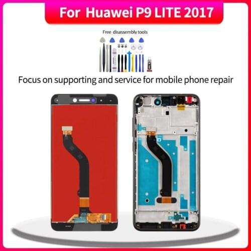 Original Display For Huawei P9 LITE 2017 Touch Screen Digitizer Assembly For P9 LITE 2017 lcd Replacement With Free Tools