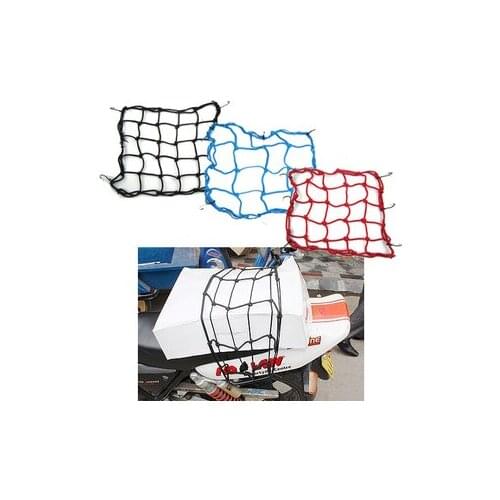 For Motorcycle fuel tank net bag helmet mesh bag miscellaneously net rope mesh bag rope tied ,3PCS /30cm*30cm