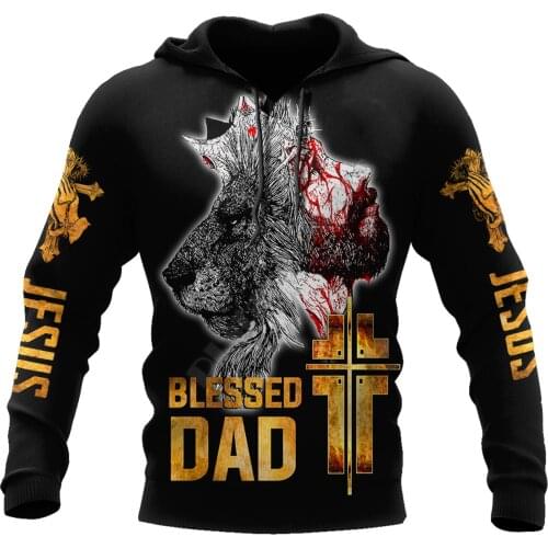 PLstar Cosmos Christian Jesus Lion hoodies Fashion Pullover 3D Printed Zip Hoodies/Sweatshirts women for men 06