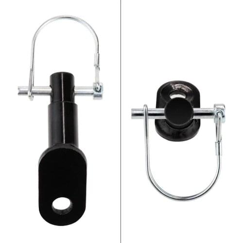 Bicycle Rear Racks Coupler Bike Rear Axle Trailer Hitch Mount Adapter Bike Cycling Accessory With Buckle for Most Bicycles