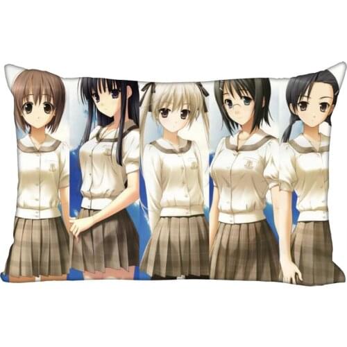 Yosuga No Sora Pillowcase 45x35cm(One Side)Rectangle Zipper Pillow Case Print Throw Wedding Decorative Pillowcase Cover 10.10