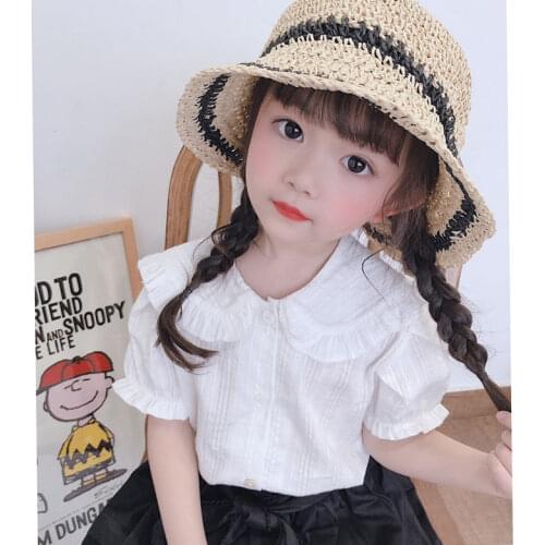 2020 Baby Girl boy Fashion Cotton white shirt blouse Clothes Children kids Good quality comfortable clothes Clothing