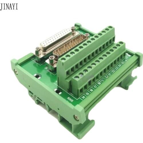 25 pin DB25 D-SUB Female Male signals Terminal PCB Breakout Module box Adapter Connector