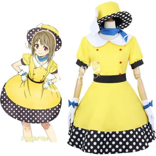 Anime Love Live! Nijigasaki High School Idol Club Nakasu Kasumi Cosplay Costumes for Halloween Party Masquerade Anime Shows