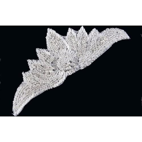 30pcs/lot)Handmade Crown Shape Rhinestone Applique Patch Hot-Fix Crystal Crown Appliques Trim DIY Baby Girl Headbands