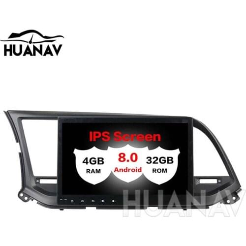 Android8.0 Car GPS Navigation No DVD Player For Hyundai Elantra 2016 audio radio player Headunit multimedia Stereo tape recorder