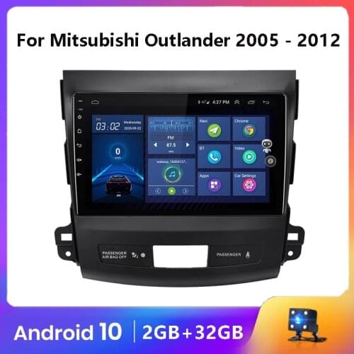 Car Multimedia Player For Mitsubishi Outlander xl 2005-2012 Android 10.1 Autoradio GPS Navigation Headunit Wifi OBD DVR USB SWC