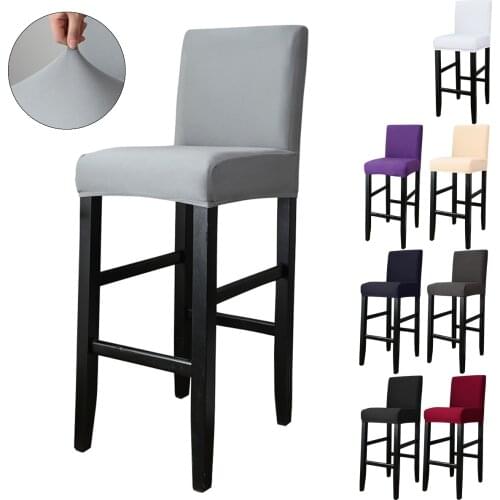 Spandex Chair Cover Elastic Dining Chair Slipcover Solid Color Chair Covers Protector Case Stretch Banquet Wedding Seat Cover