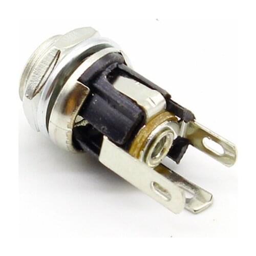 DC025M 5.5mm x 2.1mm DC Power Jack Socket Female Panel Mount Connector 5.5*2.1MM DC-025M