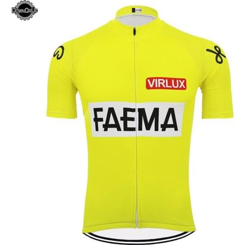 Cycling jersey maillot ciclismo mtb jersey yellow cycling clothing outdoor pro team bicycle clothes men short sleeve