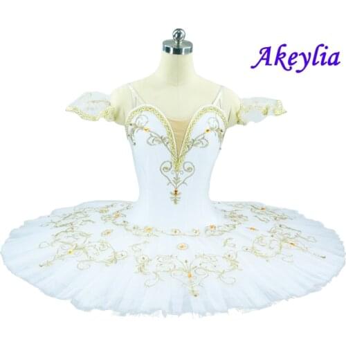 Gamzatti ballet tutu Girls International Ballet Competition Classical Pancake Costume Nutcracker Kids Professional Ballet Tutu