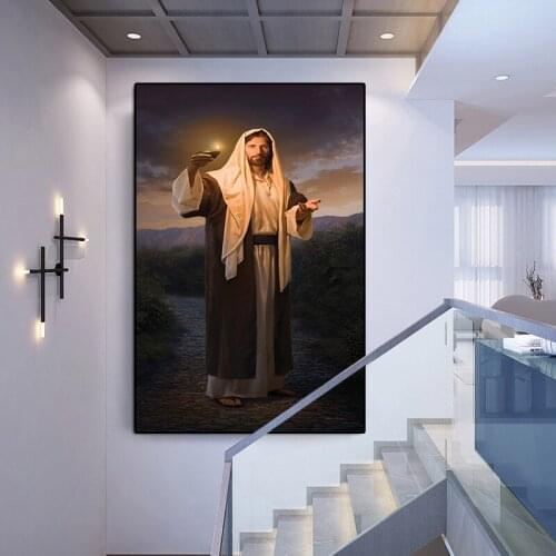 Jesus God Poster Charity Is The Pure Love Of Christ Paintings On Canvas Modern Art Decorative Wall Pictures Home Decoration