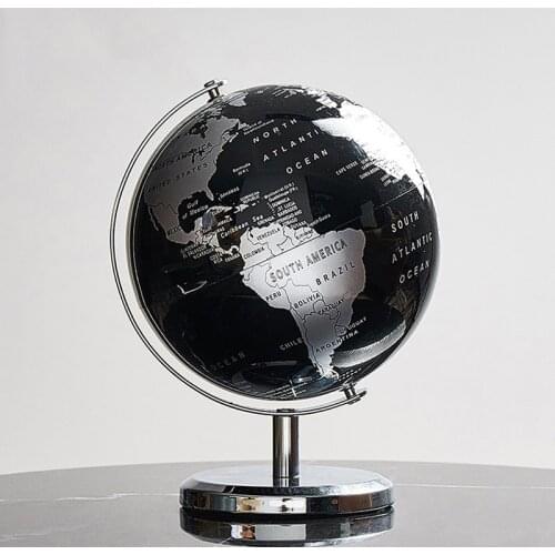 The Retro World Globe World Map Geography Globe Desk Decor Kids Education School Supplies Study Room Home Decor Accessories