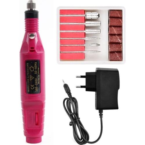 2021 Best 0-20000RPM Electric Nail Drill Machine Pedicure Manicure Nail Art Set E-File Portable Nail Drill Equipment Nail Sander