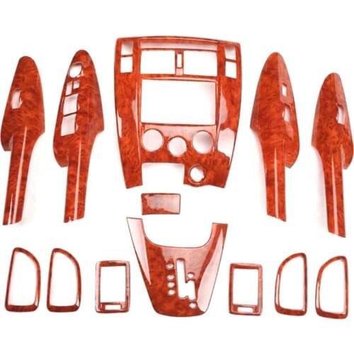 Car Interior Moldings Styling For Hyundai Tucson 2006-2014 Left Hand Drive 13pc/set Car Window Lift Switch Trim Gear Shift Cover