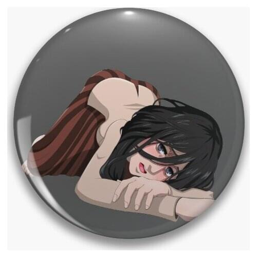 Pieck Finger Aot Soft Button Pin Jewelry Lover Badge Cartoon Lapel Pin Brooch Gift Women Fashion Hat Collar Creative Cute