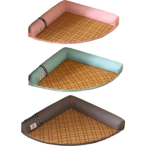 New Pet Summer Sleeping Mat Detachable Washable Pet Sleeping Bed Dog Cat Corner Cool Nest Kennel Summer Cooling Blanket
