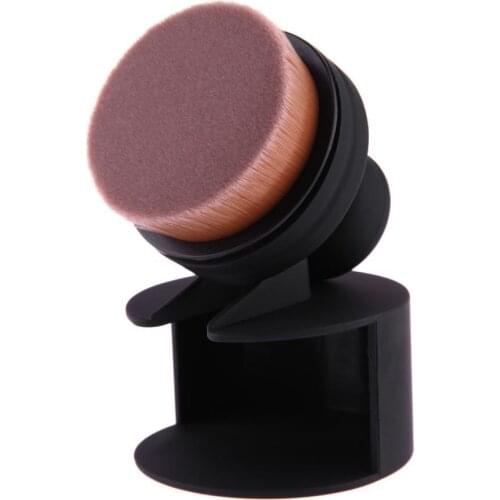 O-shaped makeup brush, sealing stamp, set of portable makeup brushes, foundation, powder, blush, 1 piece makeup brush