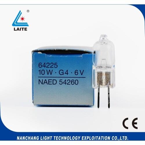 Original Germany JC 6V20W G4 ESB halogen lamp 6V 20W 2 pins capsule microscope bulb free shipping-10pcs