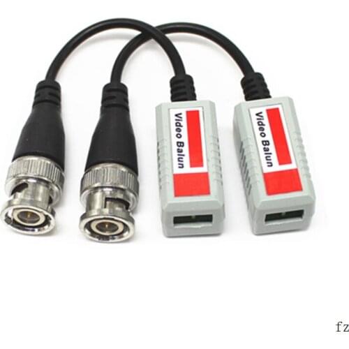 100 Pairs HD CVI/AHD/TVI Video Twisted BNC CCTV Passive Transceivers UTP Balun BNC Cat5 CCTV UTP for CCTV Camera
