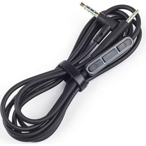 Replacement Audio Cable Cord for Bose QC25 Quiet Comfort Headphones with Mic Volume Control for iOS Android System High Quality