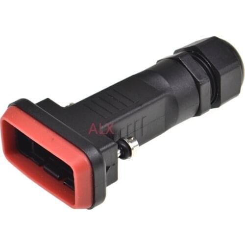 1Pcs DB9 DB15 2w2 connector cable waterproof shell IP67 Housing For D-SUB 9 Pin 2 Rows DB15 3 Rows Serial RS232 connector