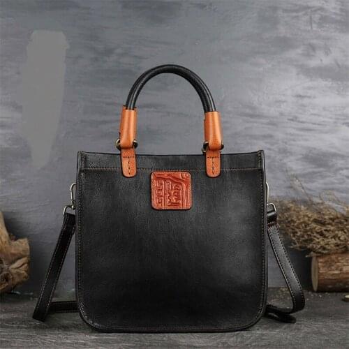 Genuine Leather Crossbody Bags for Women New Arrival Quality Shoulder Bag Vintage Handbags Charming Messenger Bags Elegant
