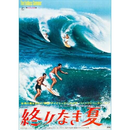 Surf Classic: * ENDLESS SUMMER * Japanese Movie Art Film Print Silk Poster Home Wall Decor 24x36inch