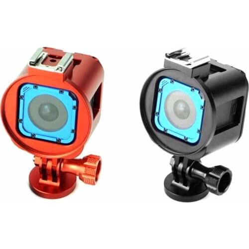 Aluminum Alloy Camera Cover Case Kits For gopro Protective Shell frame with Hot Shoes Mount Base for GoPro Hero 4 Session