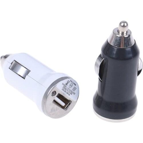 1pc USB Car Charger Bullet Head USB Car Charger Fast Charge Universal Power Charging Adapter Socket car battery charger