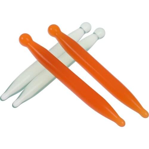 1pc Handmade Natural Jade Scraping Face Massage Wand for Therapy Stick Point Guasha Faical Massage Treatment