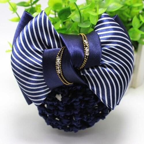 1PCS Girl Elastic Hair Bands Large Bowknot Hair Ties Ribbon Net pocket Bow Hair Rope Elastic Women Headwear Hair Accessories