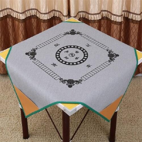 1X1m or 1.2X1.2m Household Silence Mahjong Mat Table cloth, Board game Mah-Jong High grade PU Leather Reduce the Noise