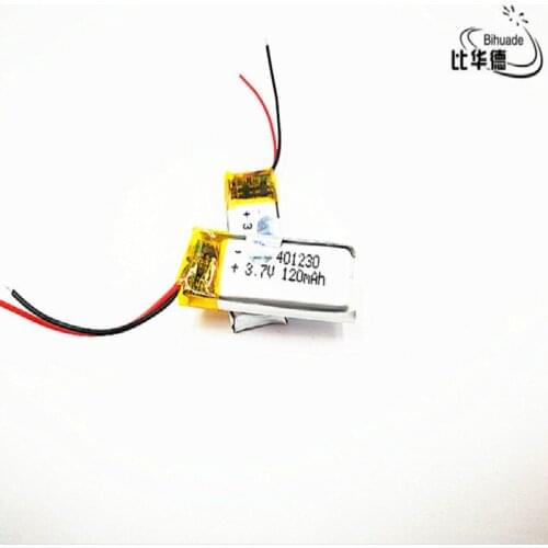 5pcs Liter energy battery Good Qulity 3.7V,120mAH,401230 Polymer lithium ion / Li-ion battery for TOY,POWER BANK,GPS,mp3,mp4