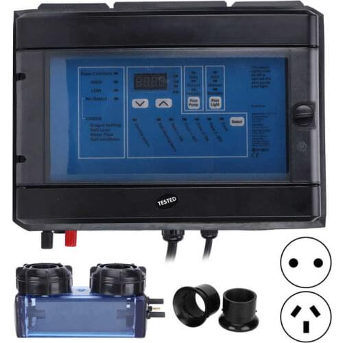 AC 230-240V 50g/H Electrolytic Salt Chlorine Machine 100W Chlorine Generator For Swimming Pool SPA Water Treatment Equipment