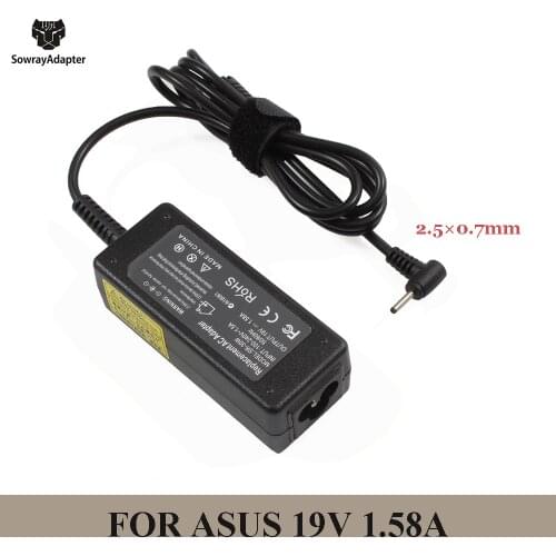 19V 1.58A 30W 2.5*0.7mm AC Laptop Charger Power Adapter For ASUS AD820M0 AD82030 AD6630 AD82000 AD820MO Portable Adapter