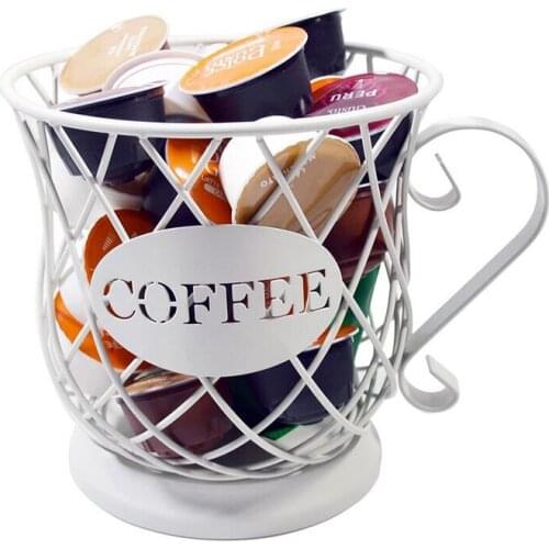 K Cup Holder Large Capacity Keurig Espresso Coffee Pod Holder Organizer for Counter Coffee Bar Coffee Pod Capsule Storage