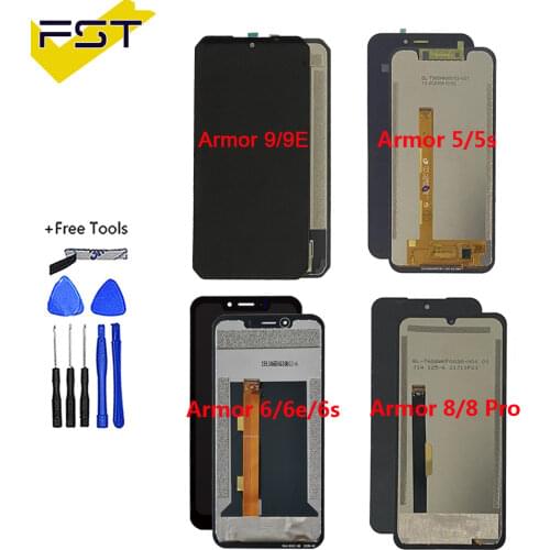 Original 6.2" For UleFone Armor 6E LCD Display + Touch Screen Digitizer Assembly For LCDUlefone Armor6 LCD Display Armor 6s