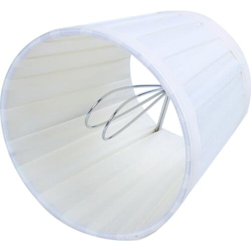 Hot Fabric Chandelier Lampshade Holder Clip on Sconce Beside Bed Lamp Hanging Light, light yellow