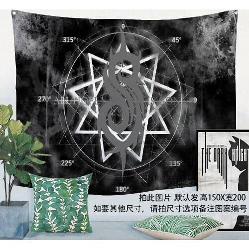 Classic Movie\Rock Band\Creative Pattern Flag Banner Cloth Art Retro Poster Tapestry Wall Sticker Hanging Painting Indoor Decor