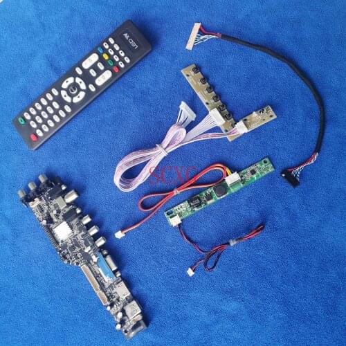 LVDS 30-Pin 1600*900 LED/LCD For LTM200KP02/LTM200KT07 Digital Signal Screen controller board DIY Kit USB AV VGA HDMI-compatible