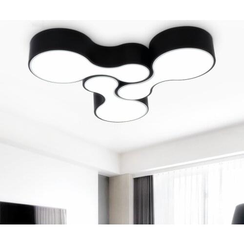 Fashion DIY Ceiling Lamp surface mounted led ceiling light black luces led para el hogar lamparas de techo colgante moderna
