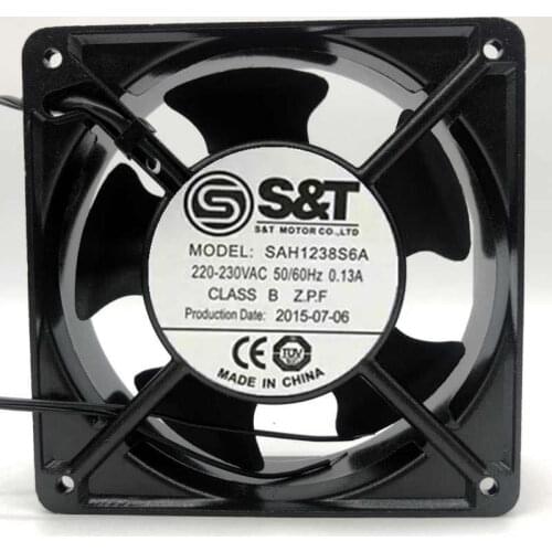 The new S-T 12038 220V 0.13A SAH1238S6A 12CM rack chassis fan