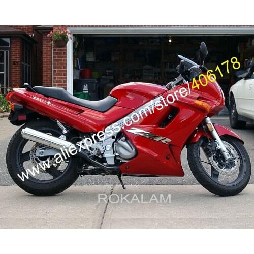 All Red Plastic Motorcycle Fairing Kit For Kawasaki ZZR-250 90-07 ZZR250 ZZR 250 1990-2007 Bodywork Fairings