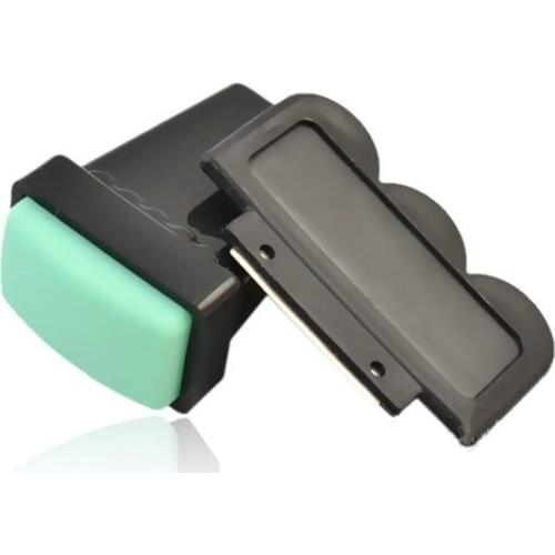 Wholesale Rectangle Silicone Image Plate Nail Stamping Stamp Polish Transfer Stamper Metal Scraper Knife Pattern Manicure 200set